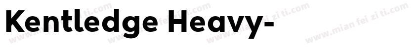 Kentledge Heavy字体转换